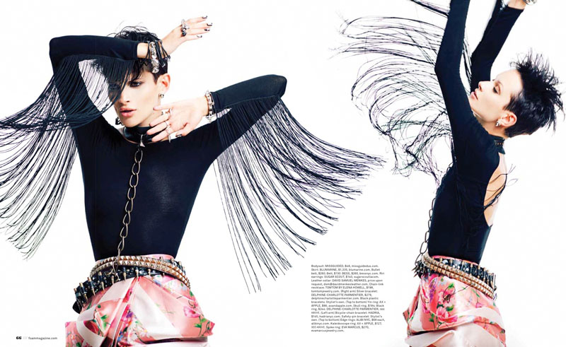 Alina is "Pretty in Punk" for Foam's September/October 2013 Issue