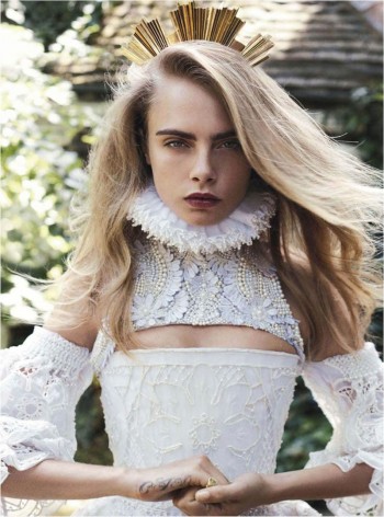 Cara Delevingne Channels Royalty in Vogue Australia Shoot by Benny Horne Cara Delevingne Channels Royalty in Vogue Australia Shoot by Benny Horne