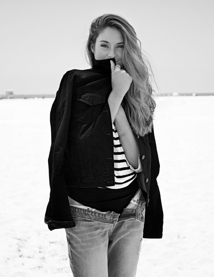 Shailene Woodley Goes Beachside for Flaunt Shoot by Eric Guillemain