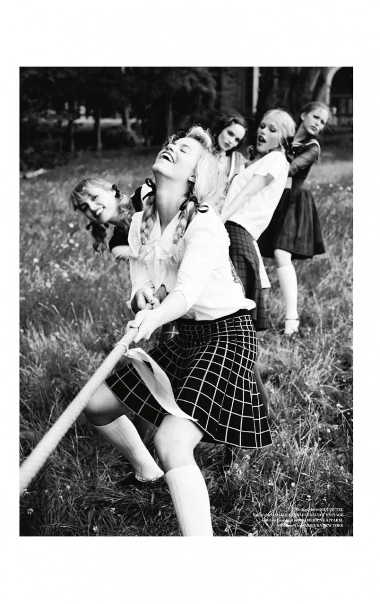 Ellen von Unwerth Takes Us Back to School for Vs. Magazine Shoot