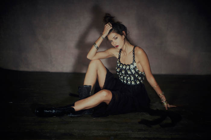 Alyssa Miller, Sheila Marquez + Dorothea Barth Jorgensen for Free People's Holiday Limited Edition Collection