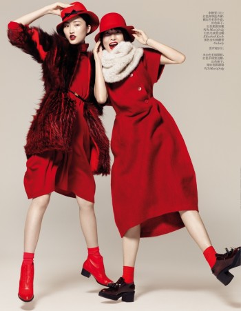 Jing Wen, Xu Chao + Liu Xu Get Playful for Vogue China by Stockton Johnson Jing Wen, Xu Chao + Liu Xu Get Playful for Vogue China by Stockton Johnson