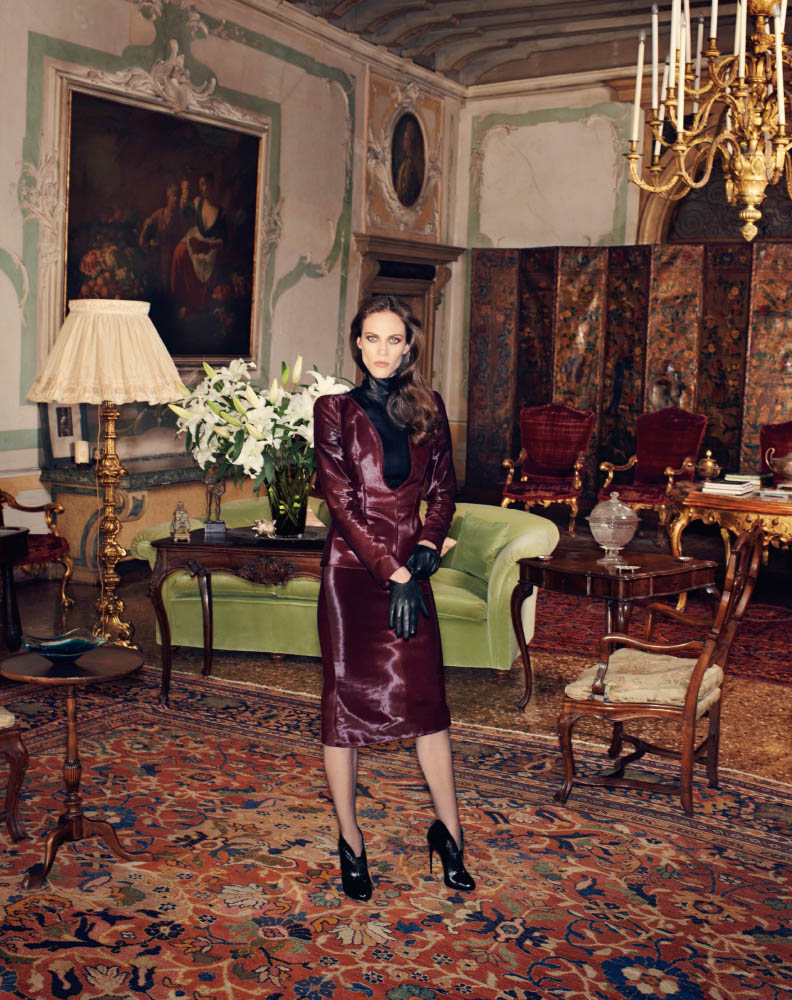 Aymeline Valade Poses for Bergdorf Goodman's Fall Issue by Venetia Scott