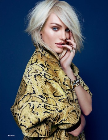 Candice Swanepoel Mixes & Matches for the December Issue of Elle UK Candice Swanepoel Mixes & Matches for the December Issue of Elle UK