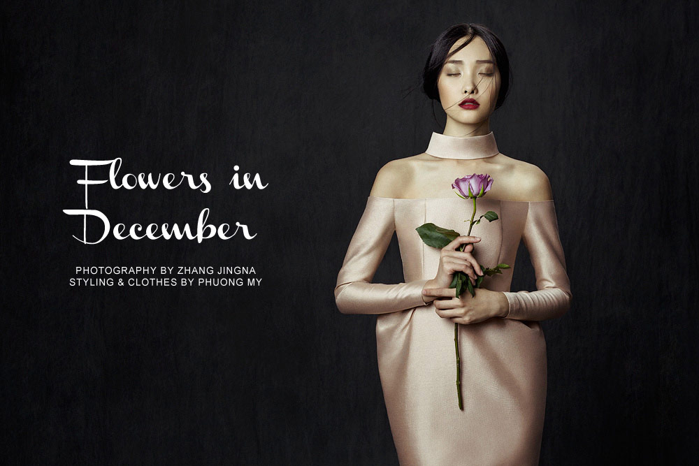 Kwak Ji Young by Zhang Jingna in "Flowers in December" for Fashion Gone Rogue