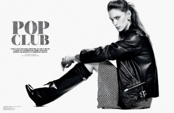 Franzi Mueller Pops in Cover Magazine Spread by Jonas Bie Franzi Mueller Pops in Cover Magazine Spread by Jonas Bie