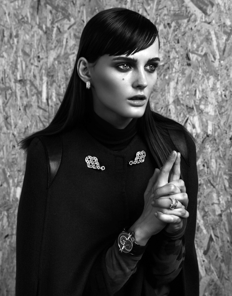 Sibui Nazarenko Models Jewelry for Interview Russia by Nikolay Biryukov