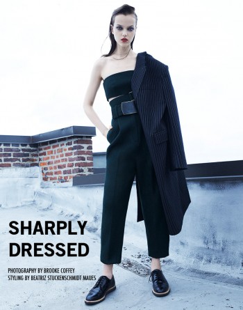 Jenna Earle by Brooke Coffey in "Sharply Dressed" for Fashion Gone Rogue Jenna Earle by Brooke Coffey in "Sharply Dressed" for Fashion Gone Rogue