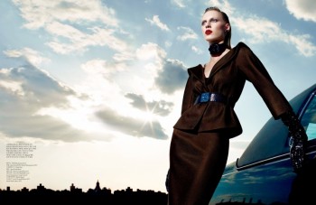 Julia Nobis Models Gucci for Santiago & Mauricio in W Korea Spread Julia Nobis Models Gucci for Santiago & Mauricio in W Korea Spread