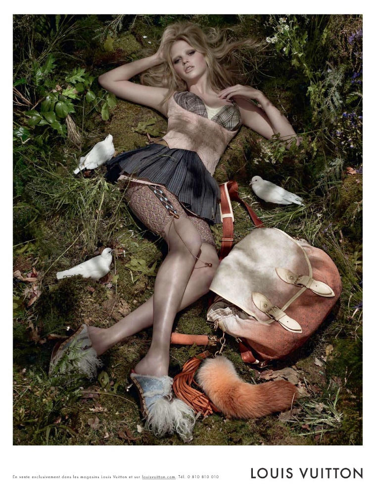 Lara Stone for Louis Vuitton Spring/Summer 2010 Ad Campaign 