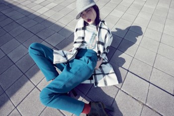 Jing Wen Models Oversized Style for Luisa Via Roma Shoot Jing Wen Models Oversized Style for Luisa Via Roma Shoot