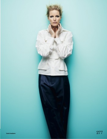 Caroline Winberg Dons Navy Looks for Elle UK by David Vasiljevic Caroline Winberg Dons Navy Looks for Elle UK by David Vasiljevic