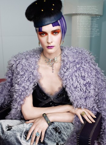 Zen Sevastyanova Gets Colorful for Elle October 2013 by Catherine Servel Zen Sevastyanova Gets Colorful for Elle October 2013 by Catherine Servel