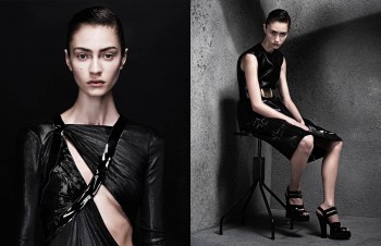 Marine Deleeuw Wears Sleek Style for Sharif Hamza in Interview Germany Marine Deleeuw Wears Sleek Style for Sharif Hamza in Interview Germany