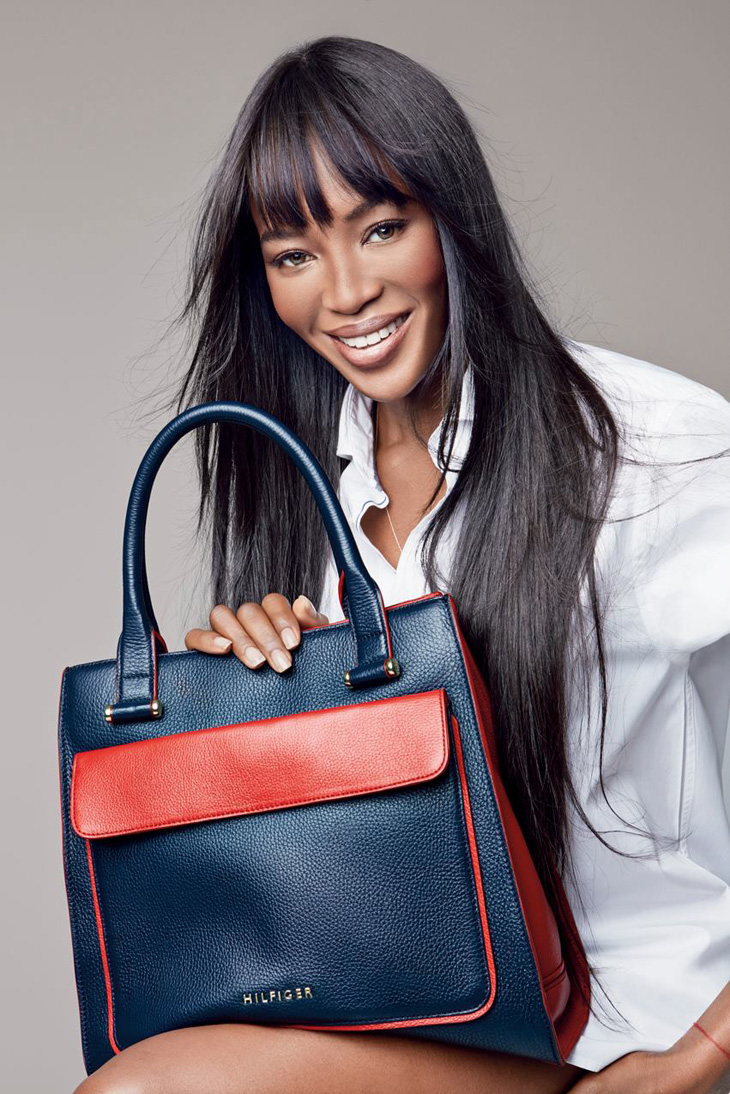 Naomi Campbell + Claudia Schiffer Pose for Tommy Hilfiger Breast Health International Campaign