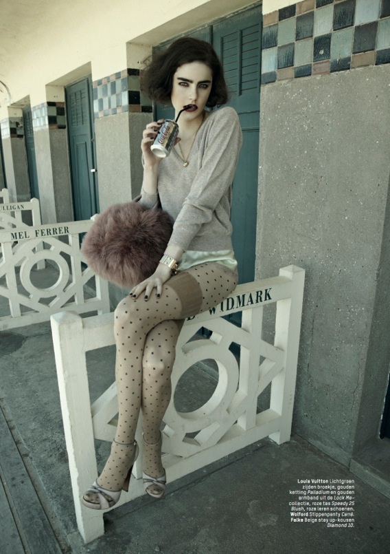 Daphne Velghe Wears Louis Vuitton for L’Officiel Netherlands’ 5th Anniversary Issue