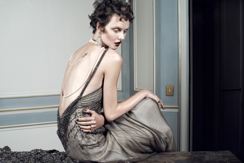 Kamila Filipcikova Models High Jewelry for Alexx and Anton in Gala