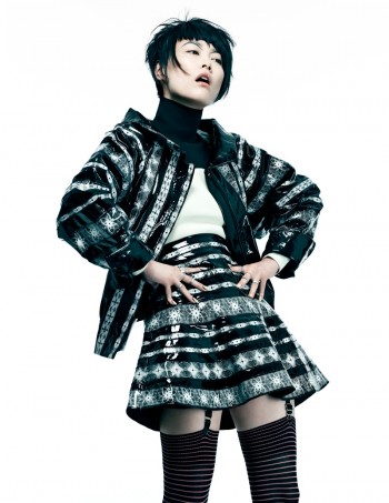 Rinko Kikuchi Wears Cutting Edge Style in Flaunt by Stevie and Mada Rinko Kikuchi Wears Cutting Edge Style in Flaunt by Stevie and Mada