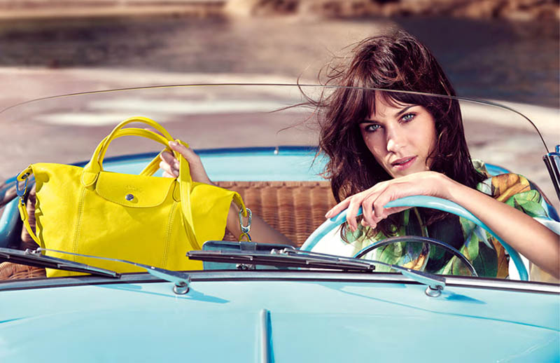 Alexa Chung for Longchamp's spring 2014 campaign