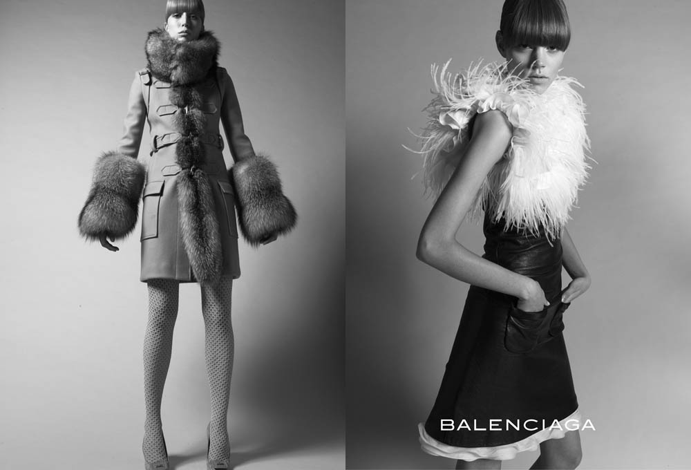 Throwback Thursday | Freja Beha Erichsen & Raquel Zimmermann for Balenciaga Fall 2005 Ads