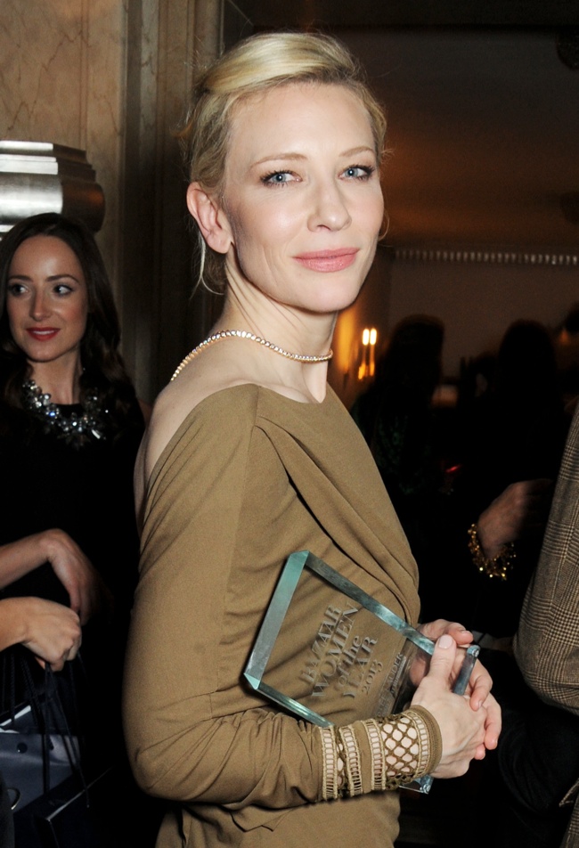 Cate Blanchett Wears Givenchy at the Harper’s Bazaar UK Women Of The Year Awards