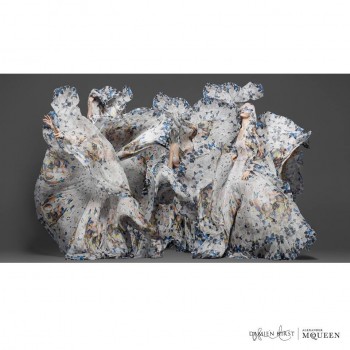 New Collab: Damien Hirst & Alexander McQueen Launch Scarf Collection New Collab: Damien Hirst & Alexander McQueen Launch Scarf Collection