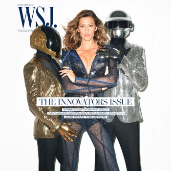 Gisele Bundchen Joins Daft Punk for WSJ November 2013 Cover by Terry Richardson Gisele Bundchen Joins Daft Punk for WSJ November 2013 Cover by Terry Richardson