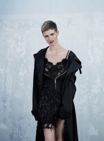 Harmony Boucher Wears Cutting Edge Style for Thomas Whiteside in Elle UK Harmony Boucher Wears Cutting Edge Style for Thomas Whiteside in Elle UK
