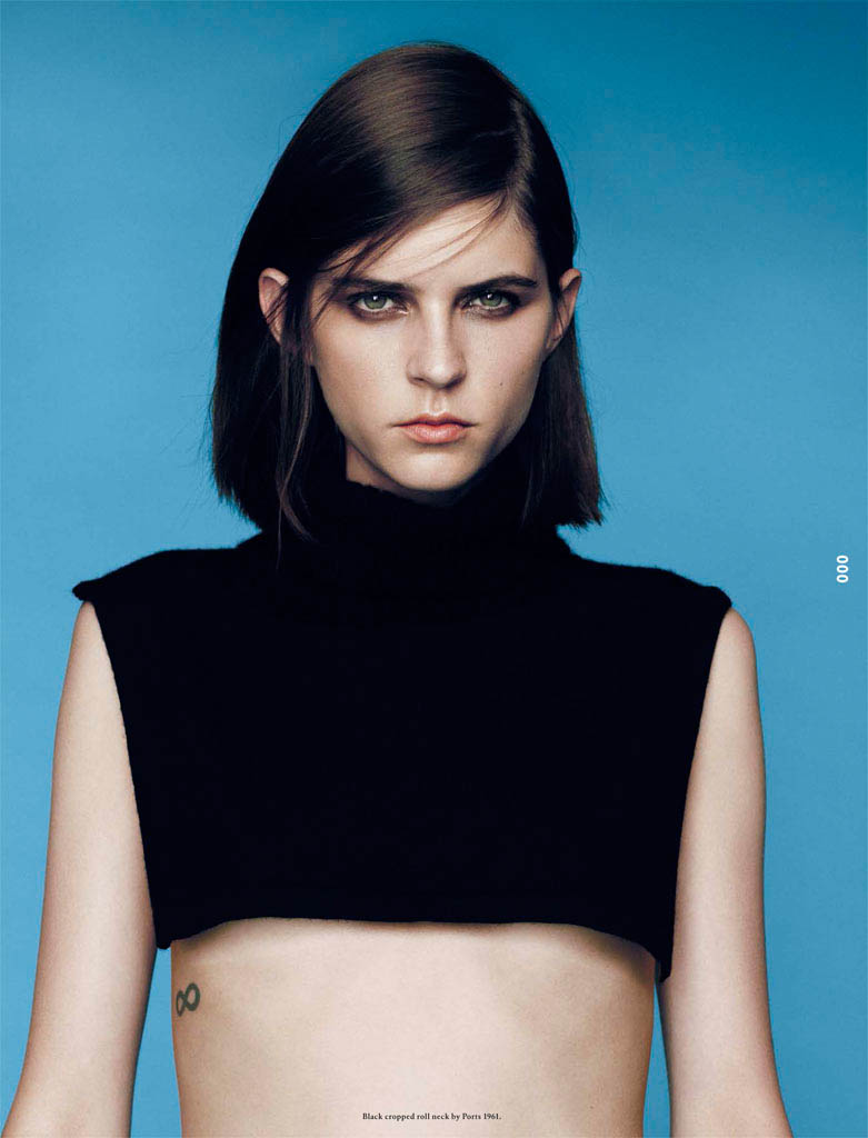 Kel Markey Poses for Bruno Staub in Wonderland Magazine
