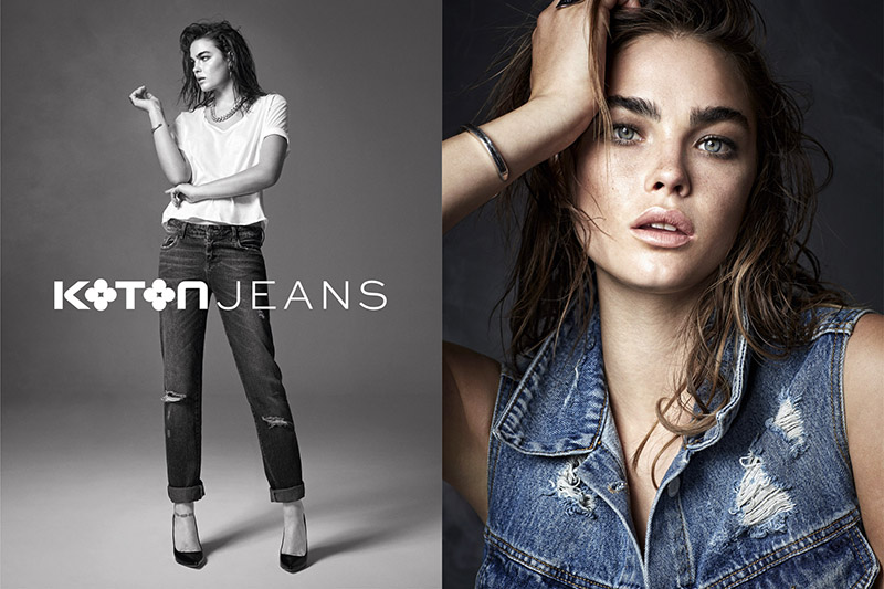 Bambi Northwood-Blyth Stars in Koton Jeans Fall 2013 Ads by Emre Dogru