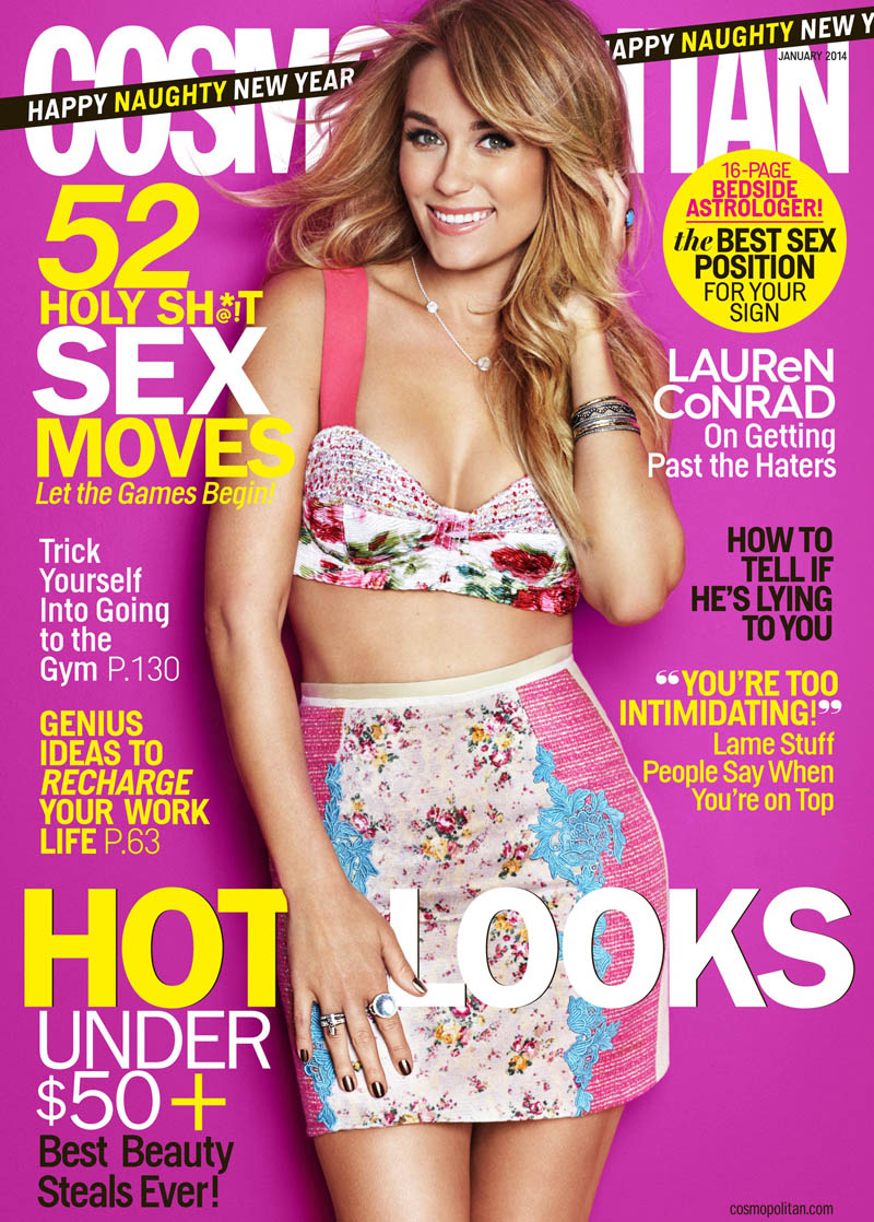 Lauren Conrad Covers Cosmopolitan January 2014