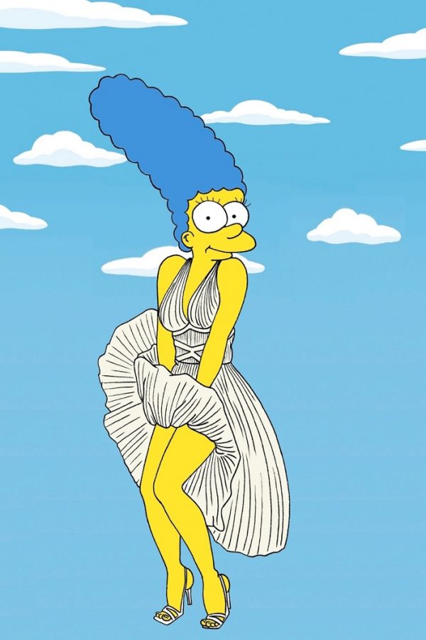 Marge Simpson Channels Style Icons in aleXsandro Palombo Illustrations