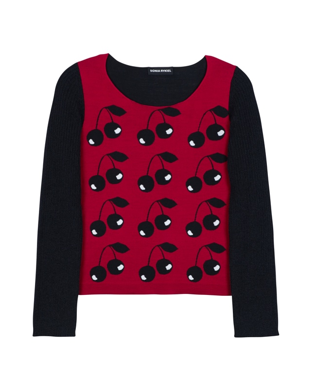 Hanne Gaby Odiele Models Sonia Rykiel "Cherry Christmas" Collection in New Film