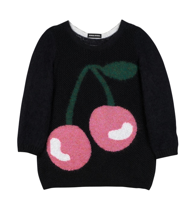 Hanne Gaby Odiele Models Sonia Rykiel "Cherry Christmas" Collection in New Film