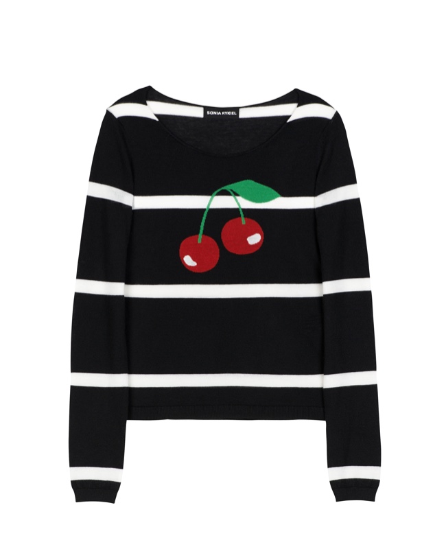 Hanne Gaby Odiele Models Sonia Rykiel "Cherry Christmas" Collection in New Film