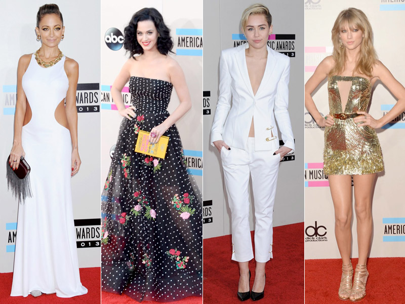 Taylor Swift, Katy Perry, Miley Cyrus + More Star Style at the 2013 AMAs