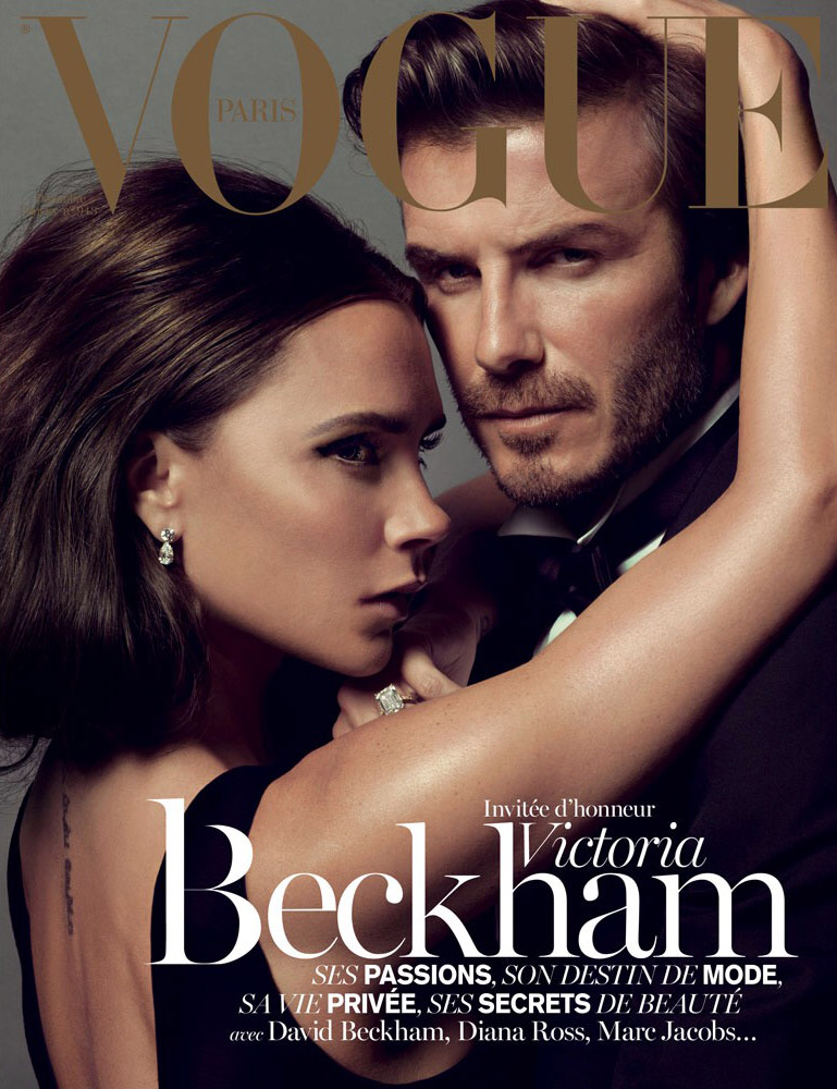 Victoria & David Beckham Cover Vogue Paris Dec/January 13.14