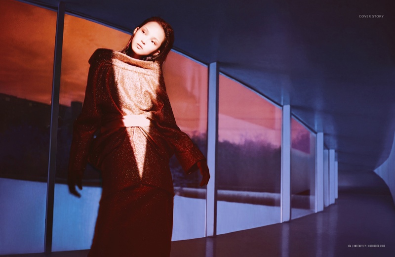 Xiao Wen Ju Gets Futuristic for Charles Guo in Modern Weekly Spread