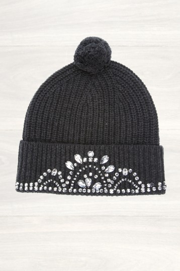 Markus Lupfer Charcoal Tiara Beanie