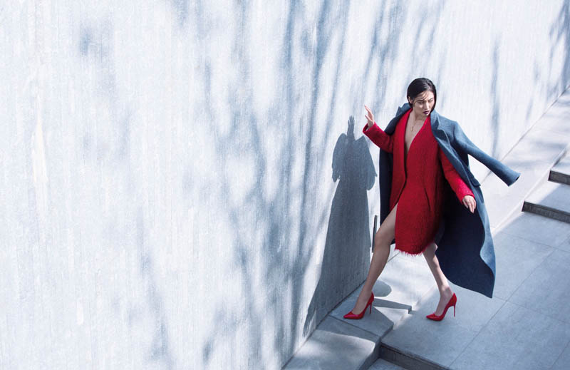 Bonnie Chen Dons Coats for Stockton Johnson in Grazia