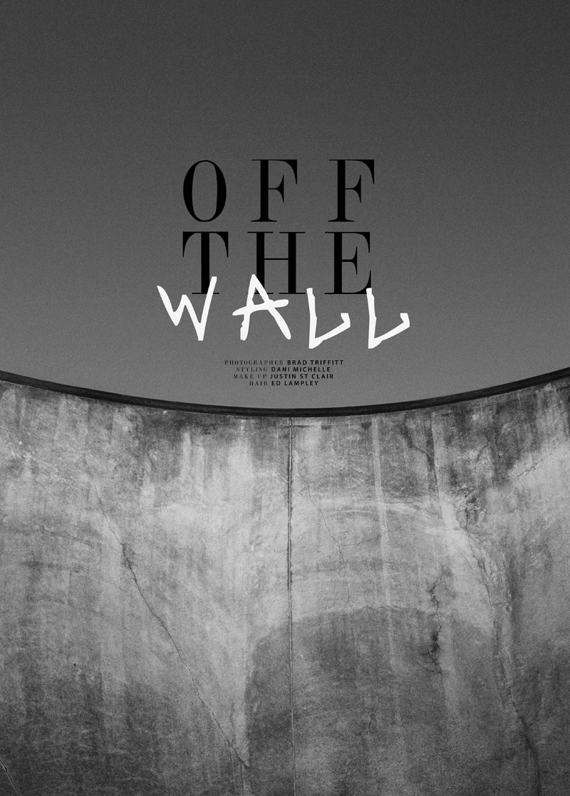 Svieta Nemkova by Brad Triffitt in "Off the Wall" for Fashion Gone Rogue