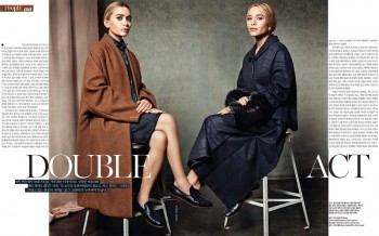 Mary-Kate & Ashley Olsen Pose for Michael Schwartz in Vogue Korea