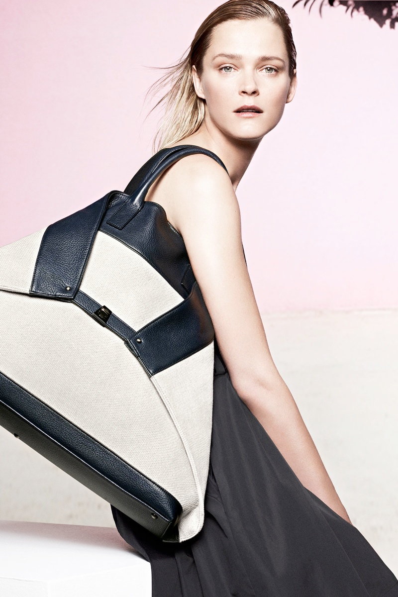 Carmen Kass Fronts Akris Cruise 2014 Campaign