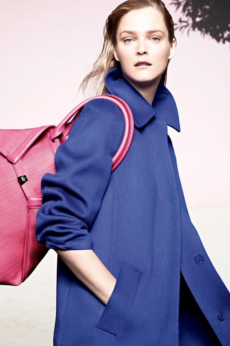 Carmen Kass Fronts Akris Cruise 2014 Campaign