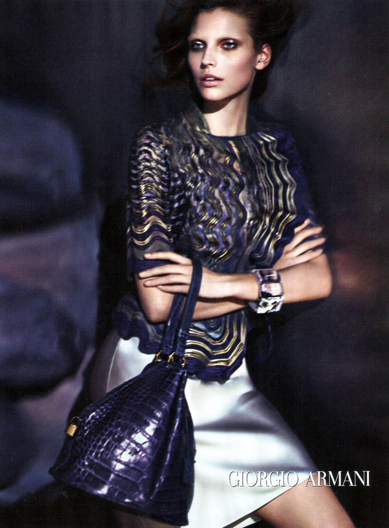 Karlina Caune Lands Giorgio Armani Spring/Summer 2014 Campaign
