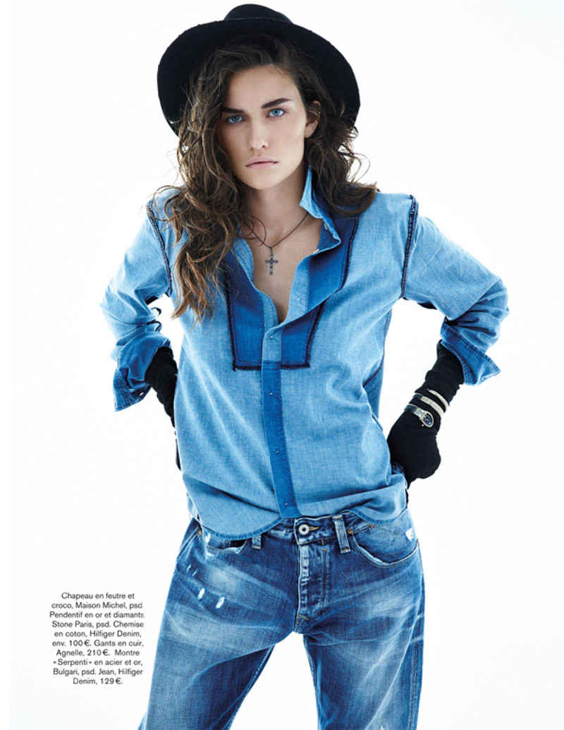 Marjolaine Rocher Has Baby Blues for Glamour France by Alvaro Beamud Cortes
