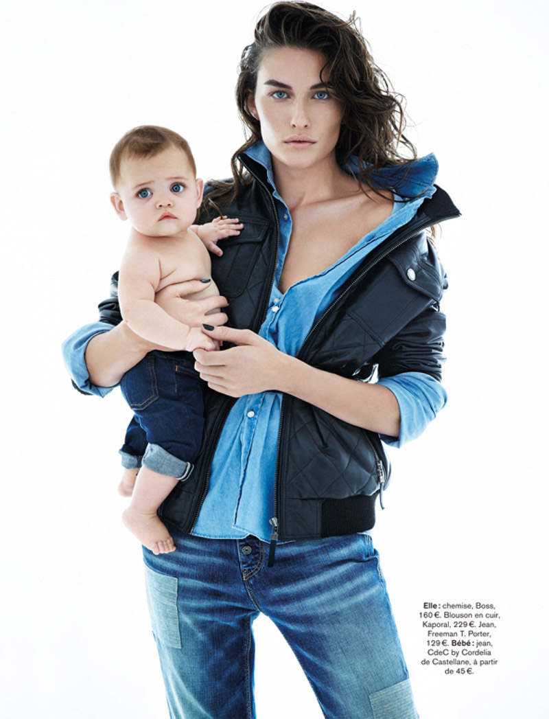 Marjolaine Rocher Has Baby Blues for Glamour France by Alvaro Beamud Cortes