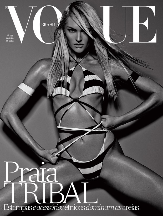 Candice Swanepoel is Hot on Vogue Brazil January 2014 Cover