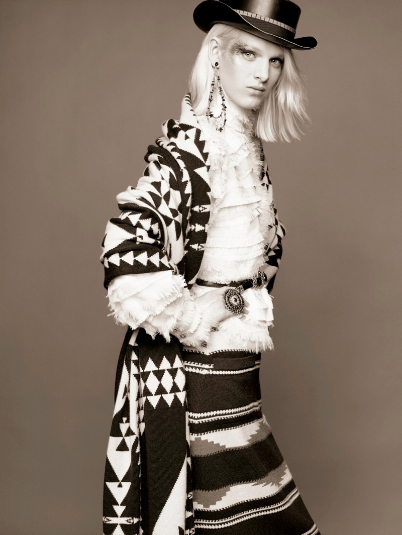 Ashleigh Good Stars in Chanel Pre-Fall 2014 Shoot by Karl Lagerfeld