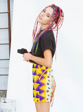 Chloe Norgaard Rocks Colorful Braids for Nylon Mexico by Andrew Kuykendall Chloe Norgaard Rocks Colorful Braids for Nylon Mexico by Andrew Kuykendall